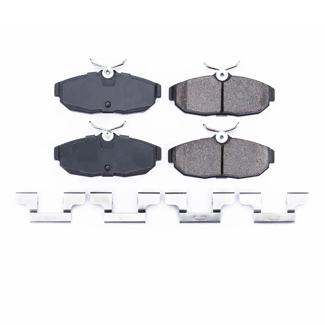 17-1082 – POWERSTOP Brake Pad, FMSI Number D1082 Ceramic Brake Pads Set Of 4 With Stainless Steel Hardware